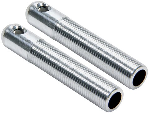 Allstar Performance Replacement Hood Pins ALL18492 Pin Components, Pins, Aluminum, Silver, 0.38 in. Diameter, Pair