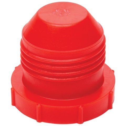 Allstar Performance AN Plug Fittings ALL50816 Plugs, Plastic, Red, -12 Male, Set of 10