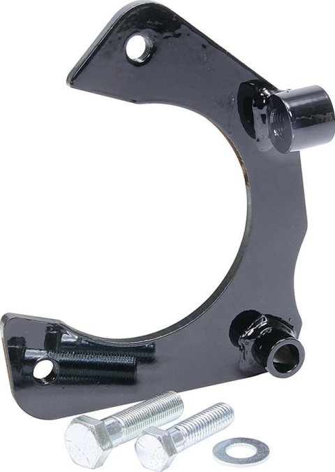 Allstar Performance Mustang II Caliper Brackets ALL42111 Bracket, Steel, Black Powdercoated, Passenger Side, Each