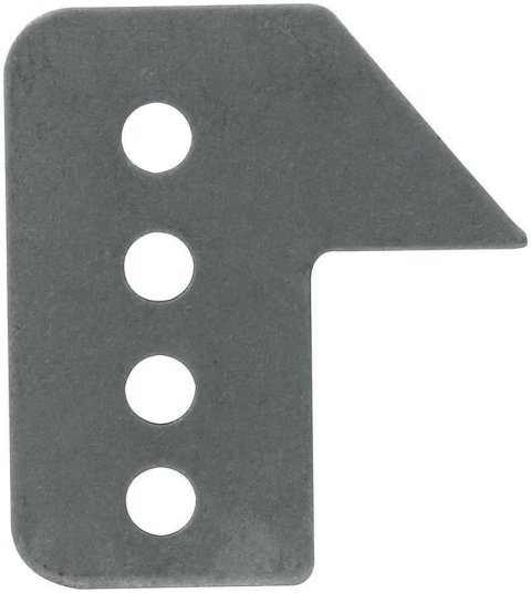 Allstar Performance Trailing Arm Brackets ALL60045 or Leaf Spring Bracket, Front, Steel, 5/8 in. Mounting Holes (1 Row, 4 Holes), Welding Required