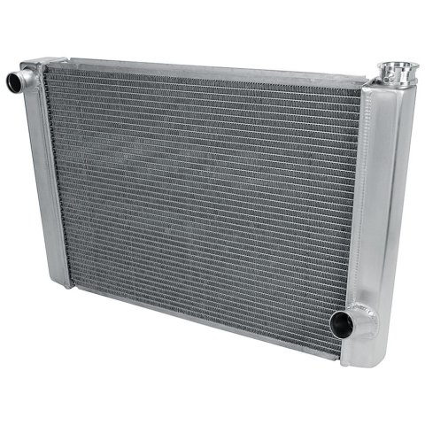 Allstar Performance Aluminum Radiators ALL30014 Radiator, Aluminum, Natural, 28 in. Wide, 19 in. High, GM, Each