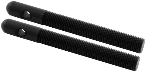 Allstar Performance Replacement Hood Pins ALL18491 Pins, Aluminum, Black Anodized, 3/8 in. Diameter, Pair