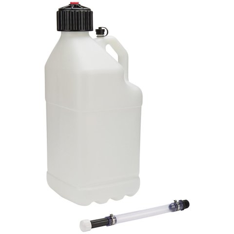 5 Gallons Allstar Performance Gallon Square Utility Jug ALL40120 Jug, Square, 5.0 Gallons, Vented, Plastic, Clear, Each