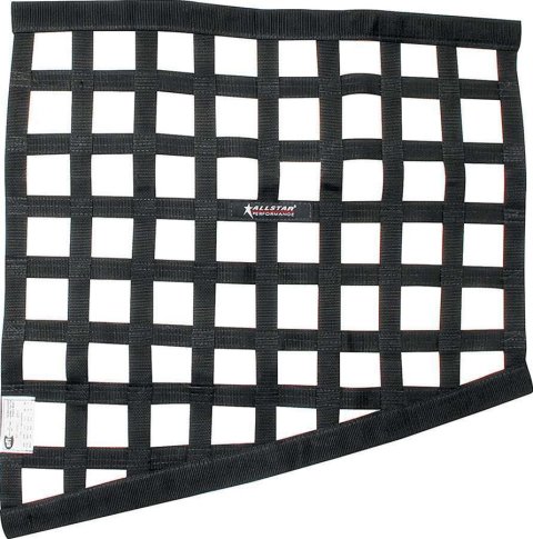 Allstar Performance Drag Nets ALL10289 Net, Black, Polypropylene, Ribbon, Angled, 24 in. x 24 in. x 18 in., Each