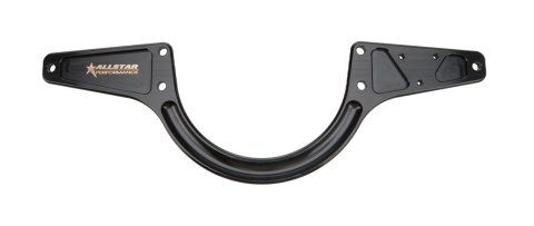 Allstar Performance Aluminum Sprint Car Motor Plates ALL38119 Plate, Car, Front-mount, Aluminum, Black Powdercoated, 0.375 in. Thick, Chevy, Small Block, Each
