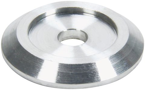 Allstar Performance Countersunk Washers ALL18840-50 Washers, Countersunk, Aluminum, Clear Anodized, I.D. Chamfer, 0.250 in. I.D., 1.25 in. O.D., Set of 50