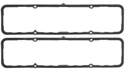 Allstar Performance Valve Cover Gaskets ALL87217 Gaskets, Black Coated Cork with Steel Core, Silicone, Pair