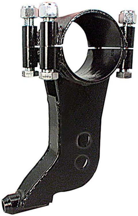 Allstar Performance Clamp-On Shock/Trailing Arm Brackets ALL60134 Trailing Bracket, Steel, Natural, Clamp-On, Universal, Each
