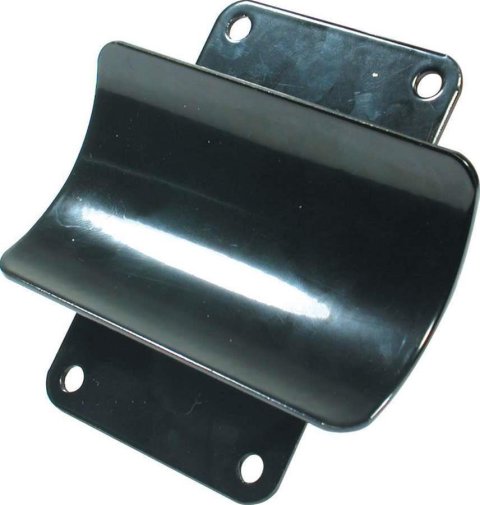Allstar Performance Power Steering Tank Brackets ALL36125 Bracket, Aluminum, Black, Each