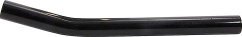 Allstar Performance Bent Tie Rod Tubes ALL57018 Tube, Bent, Steel, Black Powdercoated, Female Threads, 5/8 in. Diameter, 15 in. Length, Each