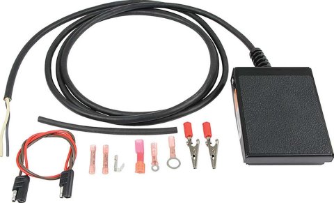 Allstar Performance Starter Solenoids ALL76205 kit includes a low profile, steel cased foot pedal with 8 foot cord and assorted wire ends