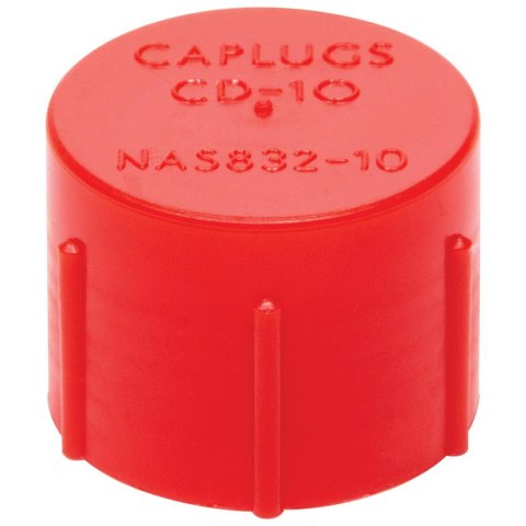 Allstar Performance AN Cap Fittings ALL50805 Caps, Plastic, Red, -10 Female, Set of 10