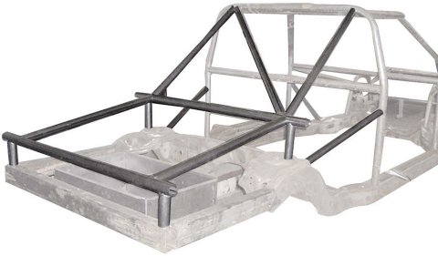 Allstar Performance Universal Rear Support Kits ALL22112 Roll Bar, Support, 1.750 in. Diameter, .095 in. Wall Thickness, Kit