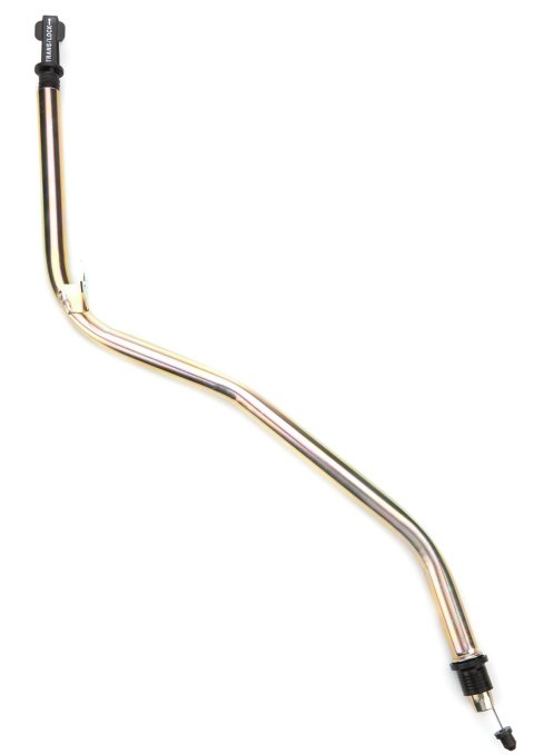 Allstar Performance Locking Transmission Dipsticks ALL69112 Dipstick, Locking, Steel, Gold Iridited, Bellhousing Mount, Chevy, TH400, Each