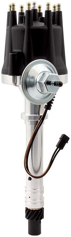 Allstar Performance High Distributors ALL81216 Distributor, Male HEI, Magnetic Pickup, Mechanical Advance, Vacuum Advance, Black Cap, Chevy, Big/Small Block