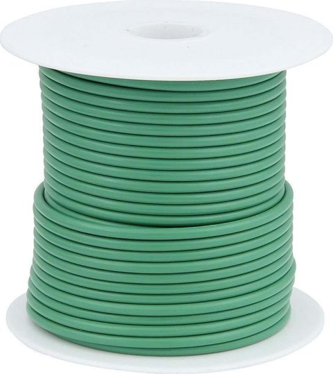 Allstar Performance Primary Electrical Wire ALL76513 Wire, 20-Gauge, 100 ft. Long, Green, Each