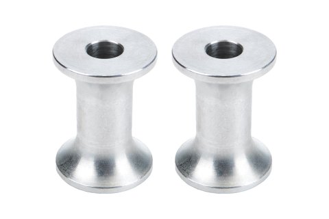 Allstar Performance Hourglass Spacers ALL18838 Spacers, Spacers, Aluminum, Natural, 1/2 in. I.D. X 1-1/2 in. O.D. X 2 in., Pair