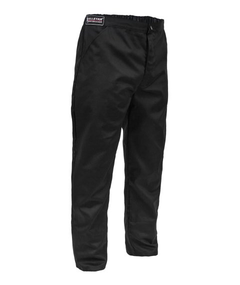 Allstar Performance Single-Layer Driving Pants ALL931217 Pants, SFI 3.2A/1, Single Layer, Pyrovatex, Black, Men's 3X-Large, Each