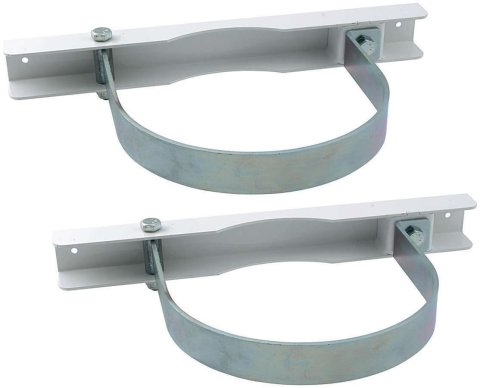 Allstar Performance Nitrogen Bottle Brackets ALL12210 Holder for 9 1/4 in. Bottles, Steel, Pair