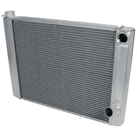 Allstar Performance Dual Pass Radiators ALL30035 Radiator, Pass, Aluminum, Natural, 26 in. Wide, 19 in. High, Universal, Each