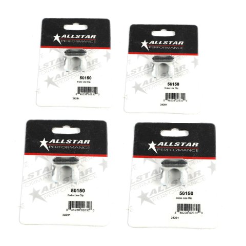 Allstar Performance Brake Line Retaining Clips ALL50150 Clips, Set of 4