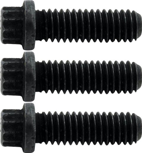 Allstar Performance Mandrel Bolts ALL31037 Bolts, 5/16-18 in Thread x 1 in Long, Set of 3
