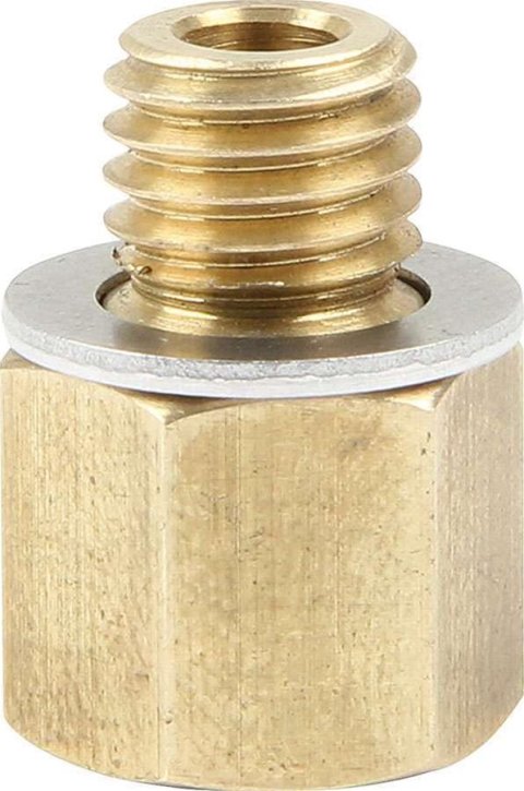 Allstar Performance Brake Fittings ALL50040 Adapter Fittings, Steel, 1/8 in. to 10mm-1.50, Caliper, Straight, Pair