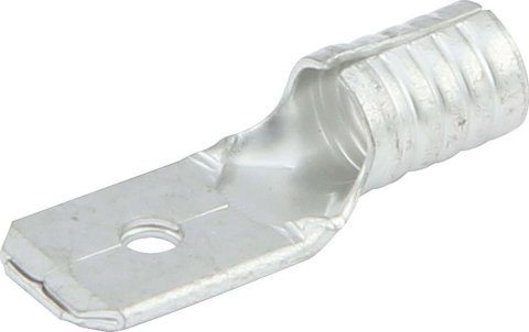 Allstar Performance Terminal Connectors ALL76027 Electrical Wiring Connectors, Tin Plated Copper, 1/4 in. Stud Spade, Male, 10-12 Gauge, Set of 20