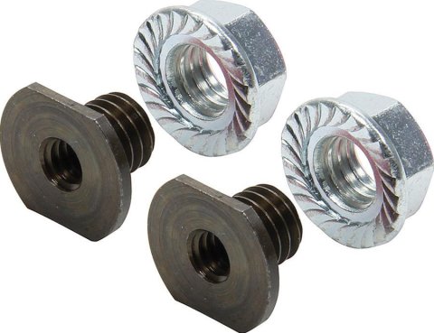 Allstar Performance Threaded Nut Inserts ALL18547-10 Inserts, Threaded, 1/4-20 in., Steel, Natural, 3/8 in. Hole Size, Set of 10