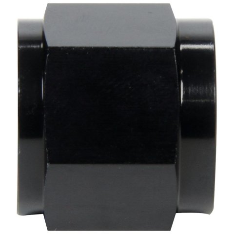 Allstar Performance Tube Nuts ALL50323 Nut, -8 AN, 1/2 in. Tubing, Black Anodized, Each