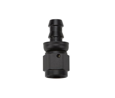 Allstar Performance Hose Ends ALL49412 End Pushlock Black Aluminum Straight -6