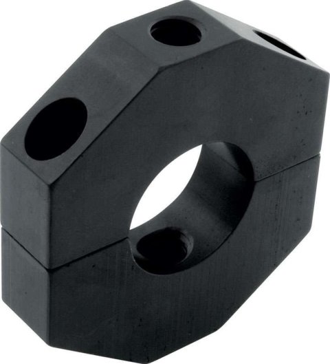 Allstar Performance Ballast Brackets ALL14184 Weight Bracket, Clamp-on, Aluminum, Black, 1.375 in. Diameter Tube, Each