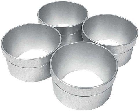 Allstar Performance Carburetor Restrictor Plate Inserts ALL26059 Inserts, Aluminum, 1.050 in. Inside Diameter, 1.000 in. tall, Set of 4