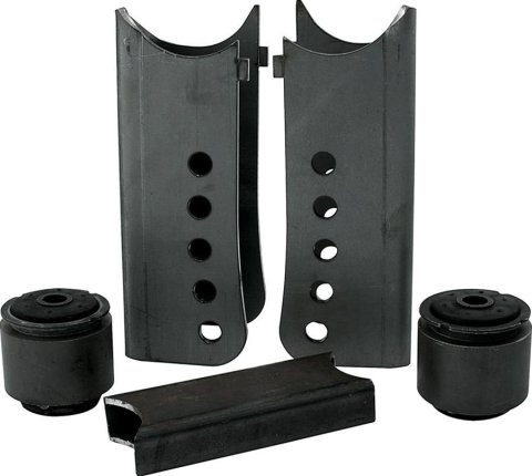Allstar Performance GM Metric Chassis Trailing Arm Bracket Kits ALL60054 Kit, Multi-Hole Lower, Steel, Buick, Chevy, Oldsmobile, Pontiac, Kit