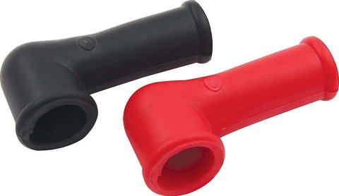 Allstar Performance Battery Terminal Covers ALL76154 Covers, Rubber, Red/Black, Pair