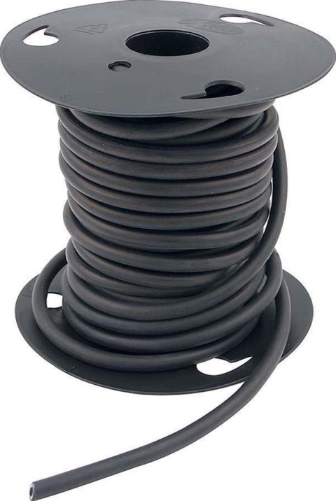 Allstar Performance Vacuum and Windshield Wiper Hoses ALL40343 Hose, 7/32 in. Size, Rubber, Black, 50 ft. Length, Each