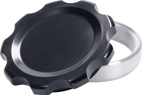 Allstar Performance Fill Plug Kits ALL36175 Cap Kits, Kits, Weld-on, 3.00 in. Cap Diameter, Billet Aluminum, Black Anodized, 3-12 Thread Size, 3.00 in. Diameter Opening, Kit