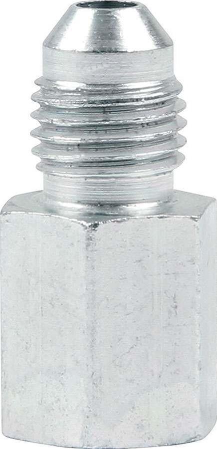 Allstar Performance AN Flare Adapter Fittings ALL50199 and Adapters, Fittings, Straight, Steel, Zinc Color, -3 Male AN, 1/8 in. NPT Female NPT, Each