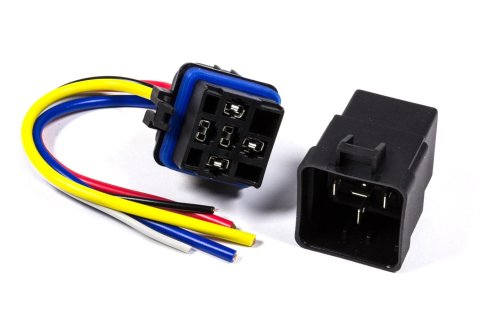 30 amps Allstar Performance Amp Relay ALL76188 Relays, Amp, 12 V, Single Pole, 5 Blade Terminals, Wiring Harness, General Use, Each