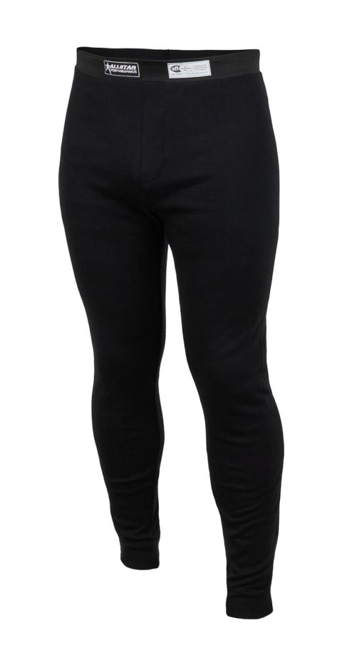 Allstar Performance Fire Retardant Underwear Pants ALL926215 Bottom SFI 3.3 FR Black X-Large