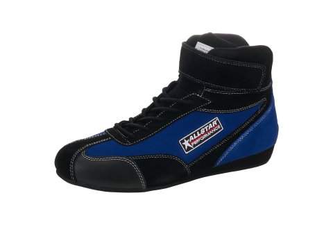 Allstar Performance Driving Shoes & Boots ALL918222 SFI 3.3/5 Mid-Top Pro Series Black/Blue 7