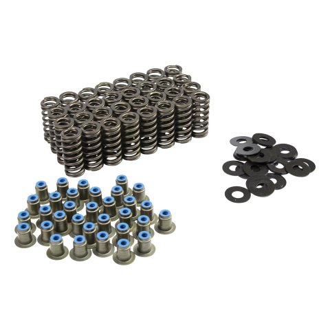 COMP Cams Valve Springs 26124-KIT Springs, Single, 1.010 in. O.D., 320 lbs./in. Rate, 1.195 in. Coil Bind Height, 32 Springs, Seals and Shims, Kit