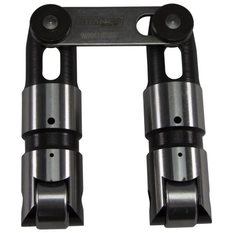 COMP Cams Sportsman Solid Roller Lifters 96904B-16 Lifter, Sportsman, Mechanical Roller, Vertical Link, 0.904 in. Diameter, w/ Bushing, Seat Height 1.880 in., SBC, Chevy, Set of 16