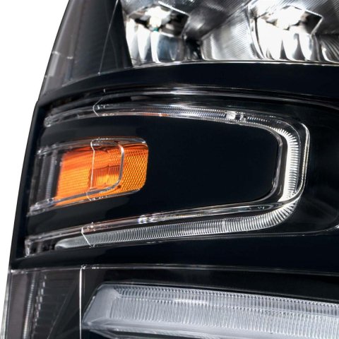 Diode Dynamics Headlight Assemblies FL0004 2007-2013 Chevrolet Silverado LED Reflector Headlights (pair)