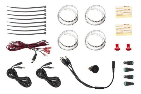 Diode Dynamics LED Accent Lights DD0447 Light, Red Footwell Kit 4pc
