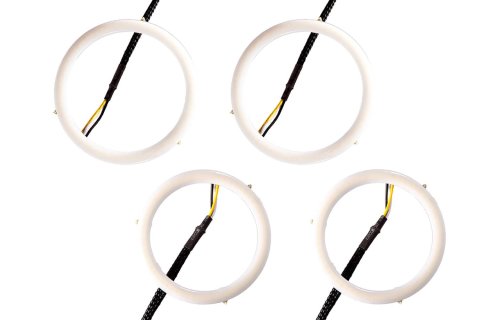 Diode Dynamics HD Halo Kits for 1997-1998 SUPRA - DD2265 Kit, LED, Headlight, White, Universal, 70/90mm Diameter, 2 Sets