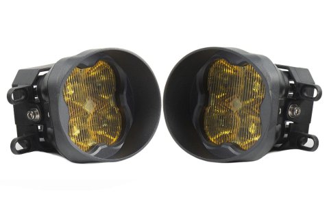 Diode Dynamics SS3 Sport LED Fog Light Kits DD6187 Lights, LED, Sport, Type B, SAE Fog, Yellow Lens, 14.5 Watts, Yellow Bulb Color, 3000K, 1300 lm, No Backlight, Kit