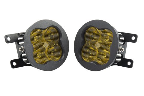 Diode Dynamics SS3 Max LED Fog Light Kits DD6685 Lights, LED, Max, SAE Fog, Yellow Lens, 38.5 Watts, Yellow Bulb Color, 3000K, 3,500 lm, No Backlight, Kit