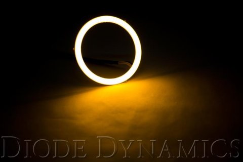 Diode Dynamics HD Halo Kits DD2026 Kit, LED, Headlight, Amber, Universal, 90mm Diameter, Pair