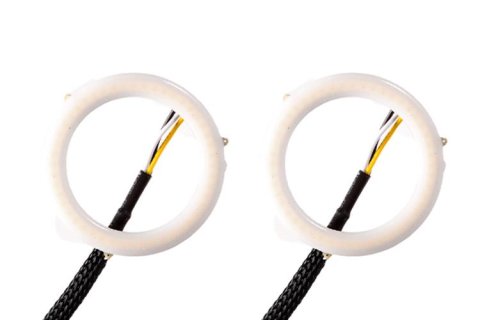 Diode Dynamics HD Halo Kits for 2014-2015 SIERRA 1500 - DD2071 Kit, LED, Headlight, White, Universal, 60mm Diameter, Pair